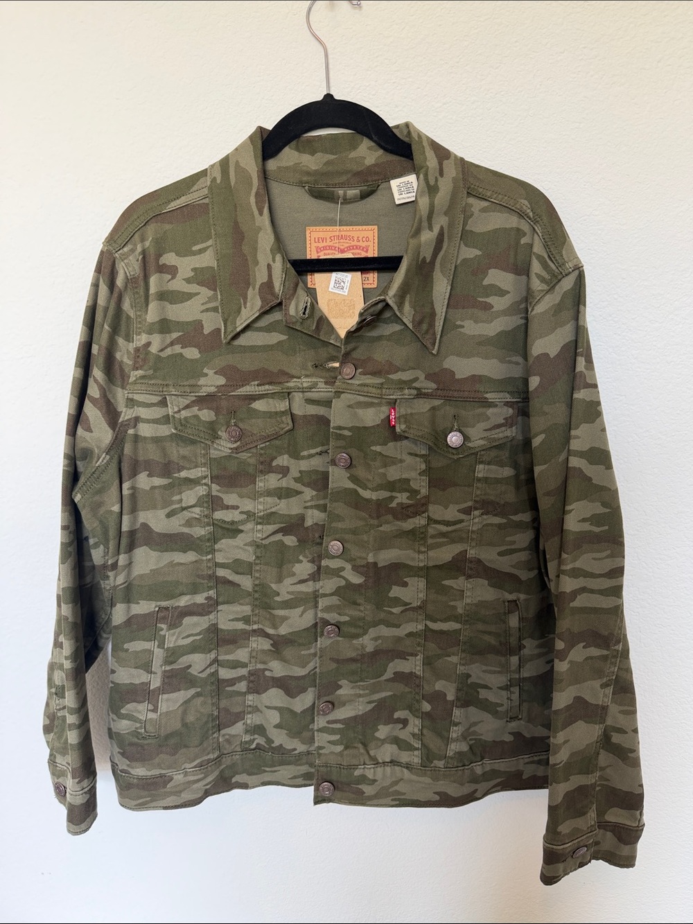 Levi's Olive Camo Jacket